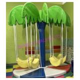 LOT, 9 SWING PADDED ELECTRIC CAROUSEL -  NOTES!