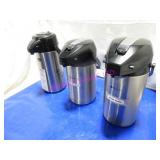 LOT, 3 PCS S/S COFFEE THERMOS