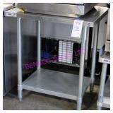 1X, 24"X30" S/S TABLE W/ UNDERSHELF