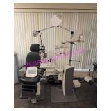 LOT, TOPCON CHAIR & STAND W/ CONTENTS NOTES!!