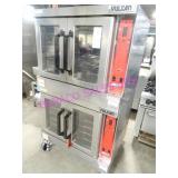 1X, 40.5"X70"T VULCAN S/S 2DECK ELEC CONV. OVEN