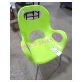 13X, PLASTIC STACKING PATIO CHAIRS