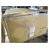 1X, GLOBAL 808654 LEATHER OPERATOR CHAIR