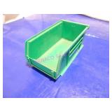 LOT, 8PCS 4"X7.5" SMALL GREEN PARTS BINS