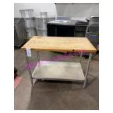 1X, 48" X 28" BAKERS TABLE