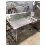 1X 60" X 30" S/S SOILED DISH RUNOFF
