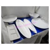 LOT, 11PCS ASST LARGE SIZE DISHWARE  NOTES!