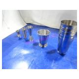 LOT, 20PC, 17 MIX CUPS & 3 SHOT POURERS