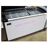 1X, OMCAN DISPLAY REACH-IN FREEZER 56"X24"