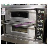 1X, MORETTI FORNI DBL DECK ELEC PIZZA OVEN iDECK