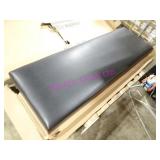 1X, 72"X23.5"X12"T BLACK VINYL BENCH SEAT NOTES!