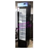 1X, OMCAN SLIM DISPLAY FREEZER 16.5"X16.5"X74"H