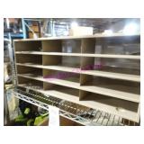 1X, 34"X14.5"T 12 SLOT MAIL/LITERATURE ORGANIZER