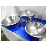 LOT, 13 PCS ASST SIZE S/S MIX BOWLS