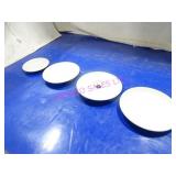 LOT, 22PC ASST SIZE/STYLE SAUCERS