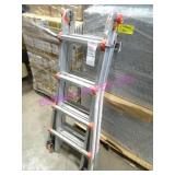 1X, 100"T LITTLE GIANT STEEL FOLDING LADDER