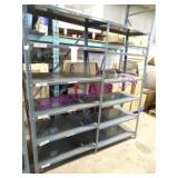 1X, 72"X18"X75"T 6 SHELF 2 SECTION STEEL RACKING