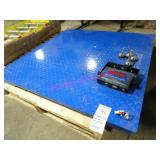 1X, 48" FLOOR SCALE W/ FEET & DIGI READ OUT NOTE