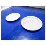 LOT, 48 PCS ASST SIZE SIDE PLATES  NOTES!