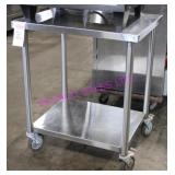 1X, 30"X24" S/S PORTA TABLE W/ UNDERSHELF