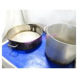 LOT, 3PCS ASST SIZE STOCK POTS  NOTES!