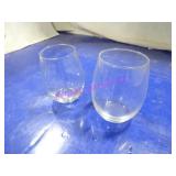 LOT, 3BOX (32PC) ASST STEMLESS WINE GLASS NOTES!