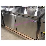 1X, OMCAN U/C FREEZER 2 DR. S/S. 60"X29.5"