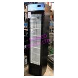 1X, OMCAN SLIM DISPLAY FREEZER 16.5"X16.5"X74"H
