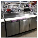 1X, CANCO COLD PREP TABLE 70.5"X29.5" NOTES!