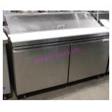 1X, COLD PREP TABLE SCL2-60 2 DR. S/S 60"X29.5"