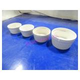 LOT, 1 BIN (54PCS) ASST SIZE RAMEKINS