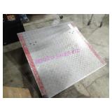 1X, 48"X48" H.D. STEEL DOCK PLATE