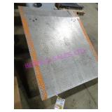 1X, 60"X48" H.D. STEEL DOCK PLATE