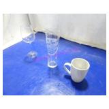 LOT, 4BOX (43PC) ASST GLASSES & CUPS  NOTES