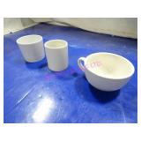 LOT, 22PCS ASST COFFEE/TEA MUGS - 13 NO HANDLE