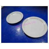 LOT, 48PC ASST SIZE SIDE PLATES  NOTES!