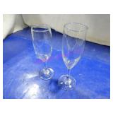 LOT, 35PCS ASST HEIGHT CHAMPAGNE FLUTE NOTES!