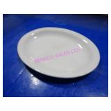 LOT, 24PC 9.5"X7.25" OVAL WORLD PLATES
