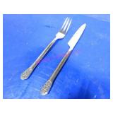 LOT, 1BIN(175PC) ASST HAMMERED MATCHING CUTLERY