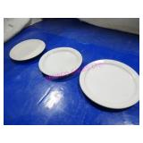 LOT, 23PCS ASST SIZE SIDE PLATES  NOTES!