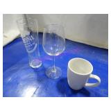 LOT, 4BOX(43PC) ASST GLASSES & CUPS  NOTES!!