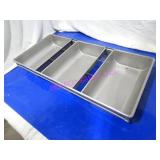 LOT, 6PCS 3 SLOT BREAD LOAF BAKE PANS