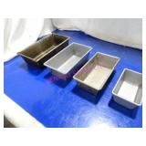 LOT, 33PC ASST SIZE BREAD LOAF PANS