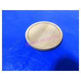 LOT. 75PCS 3.25"D WOOD COASTERS