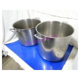 LOT, 2PCS ASST SIZE H.D. STOCK POTS