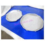 LOT, 12PC ALUM PIE PANS  NOTES!