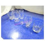 LOT, 38 PCS ASST STYLE SPIRIT GLASSES  NOTES