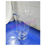 2X, 13.5"T V&B ROSE GARDEN/HURRICANE LAMP/VASE