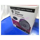 1X, NEW SAN JAMAR 9' TOILET PAPER DISPENSER