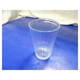 LOT, 28PCS 5'T PANELLED TUMBLER GLASS
